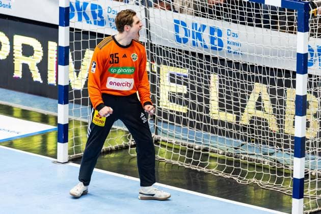 10 04 2026, GER, Handball, Men, Season 25 26, Daikin 1 Bl, 28 Matchday, ThSV Eisenach TSV Hannover Burgdorf Joel Birlehm TSV Hannover Burgdorf 99817 Eisenach Werner Assmann Halle Am Sportp Thueringen Germany