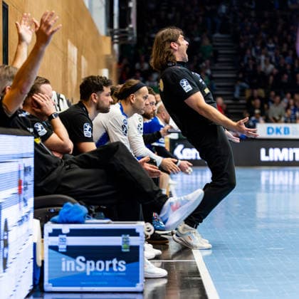 10 04 2026, GER, Handball, Men, Season 25 26, Daikin 1 Bl, 28 Matchday, ThSV Eisenach TSV Hannover Burgdorf Sebastian Hinze ThSV Eisenach,Coach 99817 Eisenach Werner Assmann Halle Am Sportp Thueringen Germany
