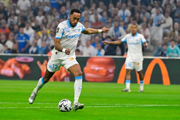 FOOTBALL : Olympique de Marseille VS FC Metz - Ligue 1 McDonald s - 10 04 2028 Pierre-Emerick Aubameyang (OM) - Ligue 1 McDonald™s match between Olympique de Marseille and Football Club de Metz on April 10, 2026 at the Orange Velodrome Stadium in Marseille. MarseilleFrance  Copyright: xWilliamxCannarellax