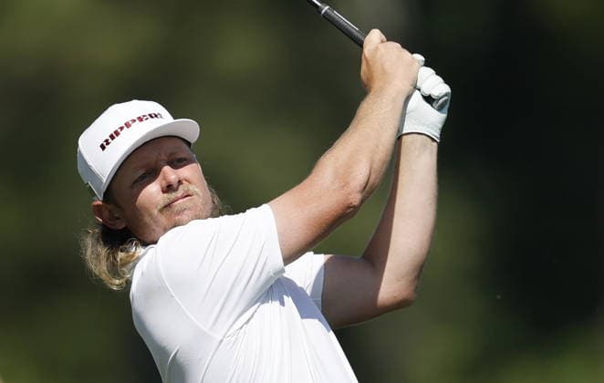 Golf 2026 Masters Tournament - Round 2 Cameron Smith of Australia tees off on Hole 12 in Round 2 of the 2026 Masters tournament in August, Georgia, USA, 10 April 2026. Augusta United States  Copyright: xERIKxS.xLESSERx