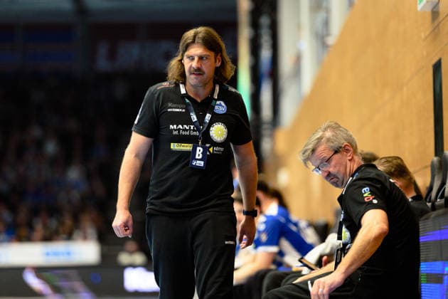 Sebastian Hinze ThSV Eisenach, coach angry about the officials decision GER, ThSV Eisenach vs TSV Hannover Burgdorf, 1 Daikin Handballbundesliga, Handball, Matchday 28, Season 2025 2026, 19 00 hrs, 10 04 2026 GER, ThSV Eisenach vs TSV Hannover Burgdorf, 1 Daikin Handballbundesliga, Handball, Matchday 28, Season 2025 2026, 19 00 hrs, 10 04 2026 Eisenach Copyright: xEibner-Pressefoto MartinxHerbstx EP_MHT