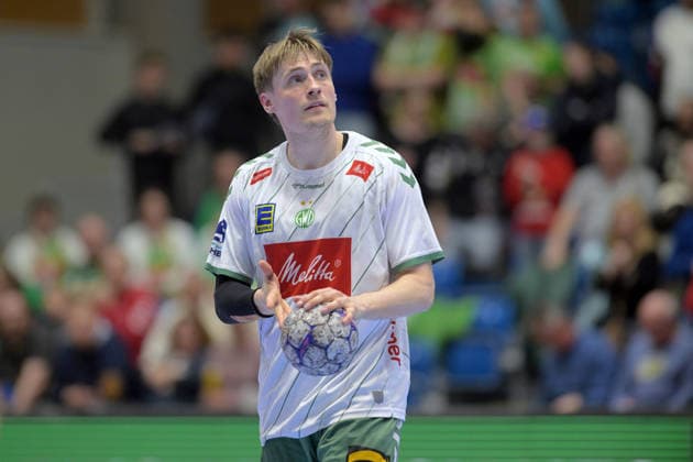 Morten Hempel Jensen GWD Minden 9 disappointed, frustrated, emotion , GER, MT Melsungen TSV GWD Minden, Handball, 1 Bundesliga, Matchday 28, Season 2025 2026, 10 04 2026, GER, MT Melsungen TSV GWD Minden, Handball, 1 Bundesliga, Matchday 28, Season 2025 2026, 10 04 2026 Kassel Copyright: xEibner-Pressefotox xRolandxSippex EP_RSL