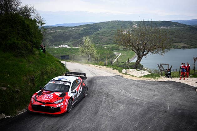 April 10, 2026, Piombino, Piombino, Italy: Driver Sami Pajari And Co-Driver Marko Salminen of Of The Team Toyota Gazoo Racing Wrt,Toyota Toyota Gr Yaris Rally2 ,They Face 1st The Day Of The Race During Fia World Rally Championship WRC, Motorsport Rallye, WM Croatia Rally 2026 10 April ,Rijeka,Croatia WRC Croatia Rally 2026  - ZUMAb336 20260410_zsp_b336_002 Copyright: xLucaxBarsalix
