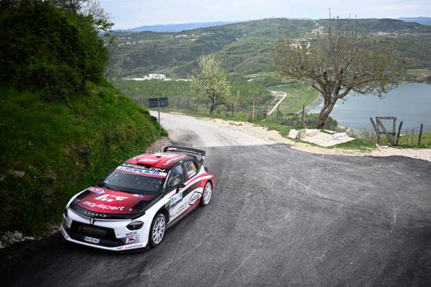 April 10, 2026, Piombino, Piombino, Italy: Drive Nikolay Gryazin And Co-Driver Konstantin Aleksandrov Of The Team Lancia Corse Hf Lancia Ypsilon Hf Wrc2,They Face 1st The Day Of The Race During Fia World Rally Championship WRC, Motorsport Rallye, WM Croatia Rally 2026 10 April ,Rijeka,Croatia WRC Croatia Rally 2026  - ZUMAb336 20260410_zsp_b336_007 Copyright: xLucaxBarsalix