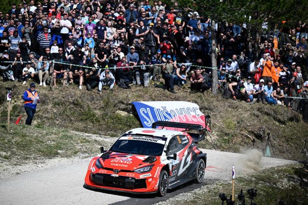 April 10, 2026, Piombino, Piombino, Italy: The Driver Takamoto Katsuta And Co-Driver Aaron Johnston Of Team Toyota Gazoo Racing Wrt, Toyota Gr Yaris Rally1.,They Face 1st The Day Of The Race During Fia World Rally Championship WRC, Motorsport Rallye, WM Croatia Rally 2026 10 April ,Rijeka,Croatia WRC Croatia Rally 2026  - ZUMAb336 20260410_zsp_b336_012 Copyright: xLucaxBarsalix
