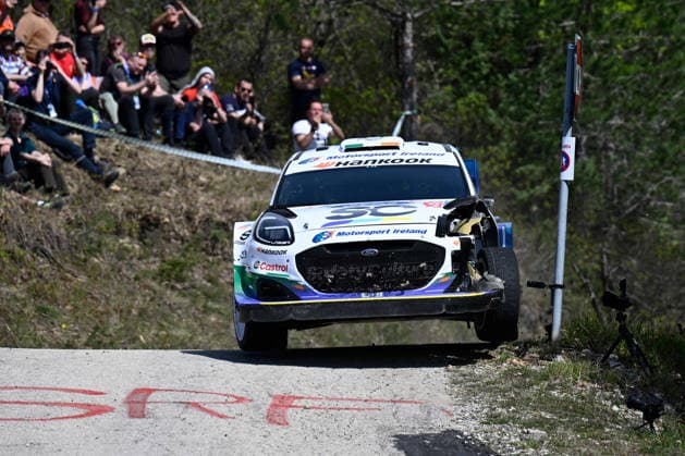 April 10, 2026, Piombino, Piombino, Italy: Drive Jon Armstrong And Co-Driver Shane Byrne Of The Team M Ford World Rally Team Ford Puma Rally1 ,They Face 1st The Day Of The Race During Fia World Rally Championship WRC, Motorsport Rallye, WM Croatia Rally 2026 10 April ,Rijeka,Croatia WRC Croatia Rally 2026  - ZUMAb336 20260410_zsp_b336_018 Copyright: xLucaxBarsalix