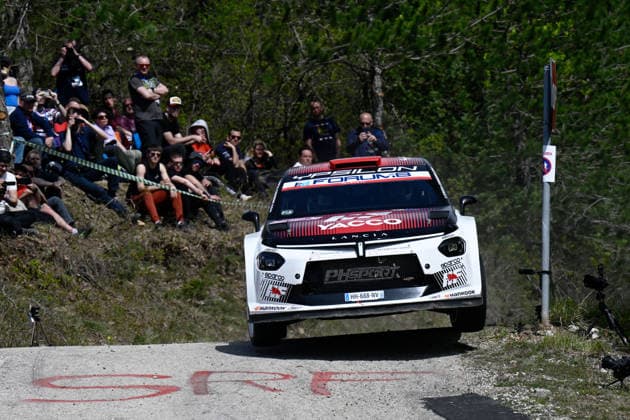 April 10, 2026, Piombino, Piombino, Italy: Drive Yohan Rossel And Co-Driver Arnaud Dunand, Of The Team Lancia Corse Hf Lancia Ypsilon Hf Wrc2.,They Face 1st The Day Of The Race During Fia World Rally Championship WRC, Motorsport Rallye, WM Croatia Rally 2026 10 April ,Rijeka,Croatia WRC Croatia Rally 2026  - ZUMAb336 20260410_zsp_b336_024 Copyright: xLucaxBarsalix