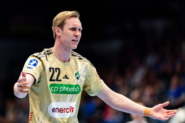 10.04.2026, GER, Handball, Maenner, Saison 25 26, Daikin 1.Bl, 28.Spieltag, ThSV Eisenach - TSV Hannover-Burgdorf Marian Michalczik (TSV Hannover-Burgdorf) 99817 Eisenach Werner-Assmann-Halle Am Sportp Thueringen Deutschland *** 10 04 2026, GER, Handball, Men, Season 25 26, Daikin 1 Bl, 28 Matchday, ThSV Eisenach TSV Hannover Burgdorf Marian Michalczik TSV Hannover Burgdorf 99817 Eisenach Werner Assmann Halle Am Sportp Thueringen Germany