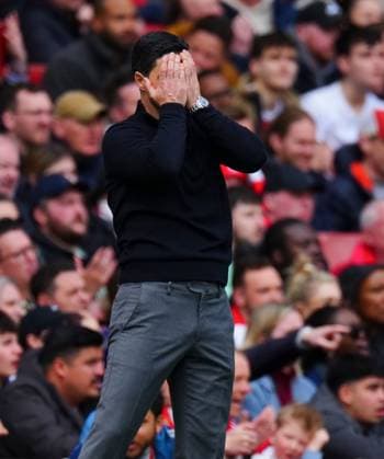 Arsenal Manager Mikel Arteta Arsenal v AFC Bournemouth, Premier League, Football, Emirates Stadium, London, UK - 11 Apr 2026London Emirates Stadium United Kingdom EDITORIAL USE ONLY No use with unauthorised audio, video, data, fixture lists, club league logos or live services. Online in-match use limited to 120 images, no video emulation. No use in betting, games or single club league player publications. Copyright: xJavierxGarcia Shutterstockx 16823522t