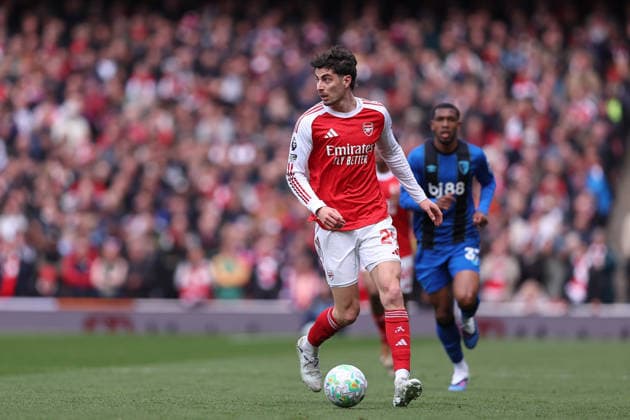 11th April 2026; Emirates Stadium, London, England; Premier League Football, Arsenal versus Bournemouth; Kai Havertz of Arsenal KatiexChan