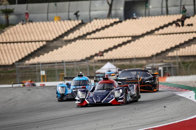 AUTO - ELMS - 4 HOURS OF BARCELONA 2026 22 PEEBLES Griffin (aus), SAUCY GrÃ goire (sui), HANLEY Benjamin (gbr), United Autosports, Oreca 07 - Gibson, LMP2, action during the 4 Hours of Barcelona 2026, 1st round of the 2026 European Le Mans Series on the Circuit de Barcelona-Catalunya from April 10 to 12, 2026 in Barcelona, Spain - BarcelonaSpain  Copyright: xXavixBonillax