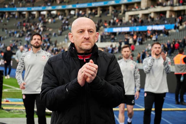 Torsten Lieberknecht 1 FC Kaiserslautern, Head Coach , GER, Hertha BSC vs ,1 FC Kaiserslautern, 2 Bundesliga, Season 2025 2026, 29 Matchday, 11 04 2026 DFL REGULATIONS PROHIBIT ANY USE OF PHOTOGRAPHS AS IMAGE SEQUENCES AND OR QUASI VIDEO GER, Hertha BSC vs ,1 FC Kaiserslautern, 2 Bundesliga, Season 2025 2026, 29 Matchday, 11 04 2026 Berlin Copyright: xEibner-Pressefotox xClaudiusxRauchx EP_CRH