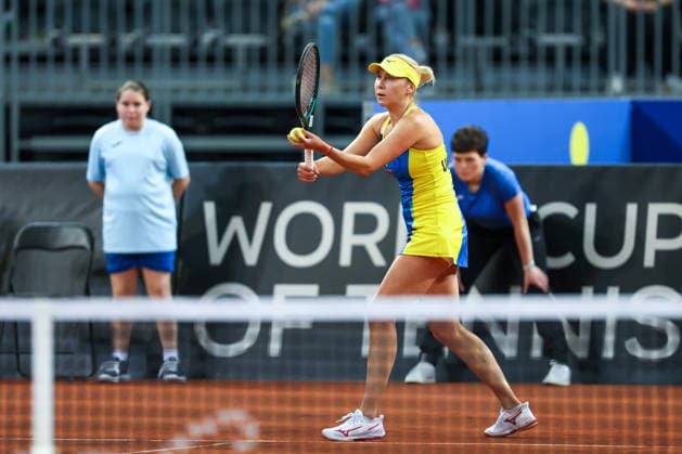 2026.04.11 Gliwice Tenis Billie Jean King Cup mecz kwalifikacyjny Polska - Ukraina N z Lyudmyla Kichenok, Nadiia Kichenok mecz gry podwojnej (doubles match) Foto Sebastian Sienkiewicz PressFocus 2026.04.11 Gliwice Tennis Billie Jean King Cup Qualifiers Match Poland - Ukraine Lyudmyla Kichenok, Nadiia Kichenok mecz gry podwojnej (doubles match) Credit: Sebastian Sienkiewicz PressFocus NEWSPIX.PL --- newspix.pl 