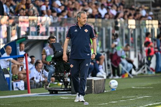 Marco Giampaolo Head Coach of US Cremonese during Cagliari Calcio vs US Cremonese, Italian soccer Serie A match in Cagliari, Italy, April 11 2026  Copyright: xLuigixCanu IPAxSportx xipa-agency.netx xx IPA_73885410 IPA_Agency_IPA73885410
