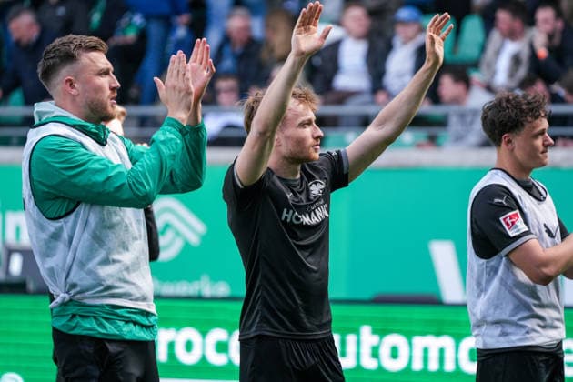 Germany Soccer 2 Bundesliga, Season 2025 26, Matchday 29, Preußen Münster vs SpVgg Greuther Fürth, 11 04 2026, LVM Preußenstadion Münster, North Rhine-Westphalia Jannik Dehm SpVgg Greuther Fürth, 23 Copyright: xLeonxFrickx