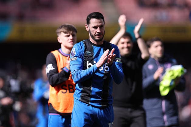 11th April 2026; Emirates Stadium, London, England; Premier League Football, Arsenal versus Bournemouth; Adam Smith of Bournemouth after the match KatiexChan