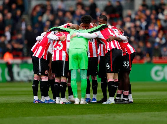 Brentford v Everton, London, UK -21 Mar 2026 Brentford fc during the Premier League match between Brentford and Everton at GTECH Community stadium, London on 11 April 2026 ( London Gtech Community stadium London England Copyright: xTomxCusden PPAUKx PPA-264059