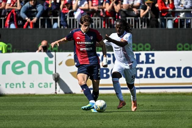 Marco Palestra of Cagliari Calcio during Cagliari Calcio vs US Cremonese, Italian soccer Serie A match in Cagliari, Italy, April 11 2026  Copyright: xLuigixCanu IPAxSportx xipa-agency.netx xx IPA_73886246 IPA_Agency_IPA73886246