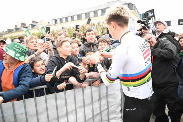 11-04-2026 Presentazione Squadre Paris - Roubaix 2026; 2026, Uae Emirates - Xrg; Pogacar, Tadej; Compiegne; 