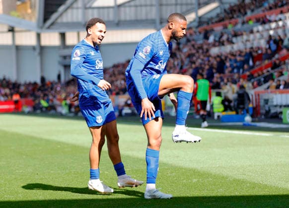 Brentford v Everton, London, UK -21 Mar 2026 Goal celebrations for Beto of Everton during the Premier League match between Brentford and Everton at GTECH Community stadium, London on 11 April 2026 ( London Gtech Community stadium London England Copyright: xTomxCusden PPAUKx PPA-264133