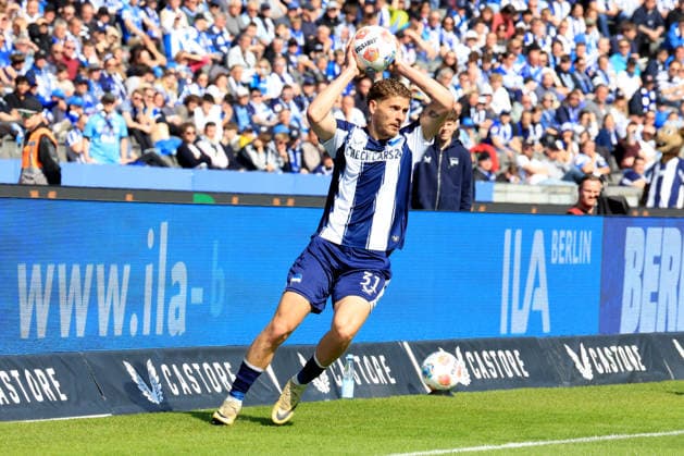 DEU, DFL, 2 FBL, Hertha BSC vs 1 FC Kaiserslautern, 11 04 2026, Berliner Olympiastadion, Berlin, DEU, DFL, 2 FBL, Hertha BSC vs 1 FC Kaiserslautern, im Bild Marton Dardai Hertha BSC Berlin 31 DFL regulations prohibit any use of Photographs as image sequences and or quasi video nordphotoxGmbHx xEngler nph00076