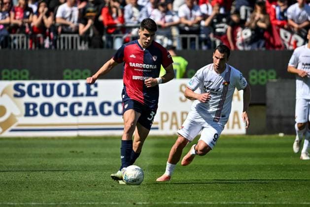 CALCIO - Serie A - Cagliari Calcio vs US Cremonese Adam Obert of Cagliari Calcio during Cagliari Calcio vs US Cremonese, Italian soccer Serie A match in Cagliari, Italy, April 11 2026 Cagliari Italy  Copyright: xIPAxSport ABACAx