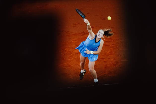 TENNIS - WTA, Tennis Damen Upper Austria Ladies Linz LINZ,AUSTRIA,11.APR.26 - TENNIS - WTA Tour, Upper Austria Ladies Linz. Image shows Mirra Andreeva (RUS).  GEPAxpictures xAlexanderxSolc