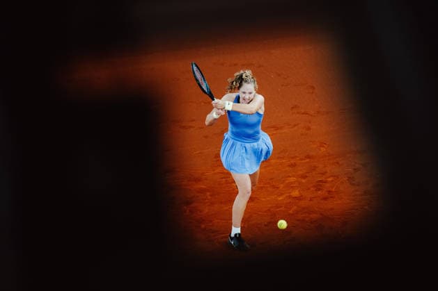 TENNIS - WTA, Tennis Damen Upper Austria Ladies Linz LINZ,AUSTRIA,11.APR.26 - TENNIS - WTA Tour, Upper Austria Ladies Linz. Image shows Mirra Andreeva (RUS).  GEPAxpictures xAlexanderxSolc