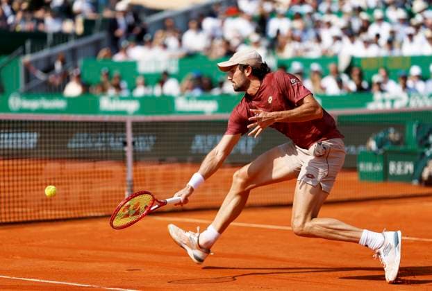 Rolex Monte-Carlo Masters PHOTOPQR NICE MATIN Dylan Meiffret ; Roquebrune Cap-Martin ; 11 04 2026 ; 119e edition du Rolex Monte-Carlo Masters de Tennis. Matchs du 7e jour. ICI : Carlos Alcaraz gagne son match contre Valentin Vacherot ICI : Valentin Vacherot Roquebrune Cap-Martin France  Copyright: xPHOTOPQR NICExMATIN MAXPPPxDylanxMeiffretx 20260411NIM7661 20260411NIM7661