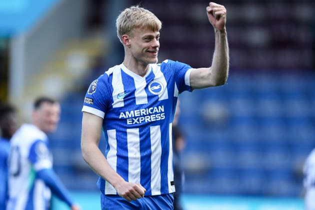 Premier League: Burnley v Brighton & Hove Albion Jan Paul van Hecke of Brighton & Hove Albion celebrates 0-2 win after the Premier League match Burnley vs Brighton & Hove Albion at Turf Moor, Burnley, United Kingdom on 11 April 2026 (Photo by Jorge Horsted News Images) Burnley Turf Moor Lancashire United Kingdom Copyright: xJorgexHorsted NewsxImagesx