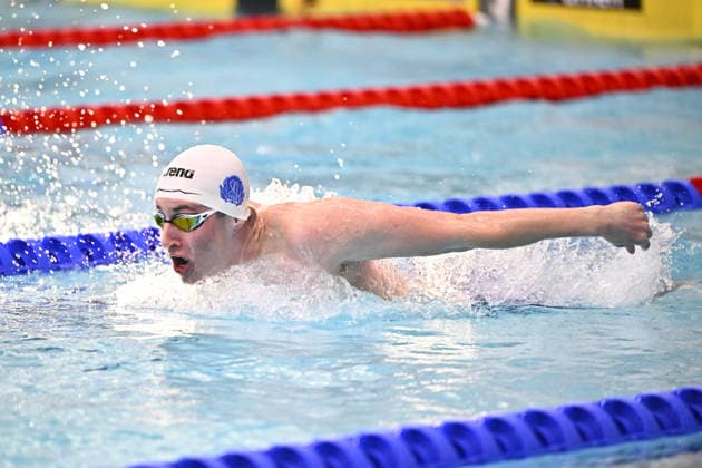 STOCKHOLM, SVERIGE 20260411 Otto Lövdahl i herrrnas 400m medley under Malmsten Swim Open i Erikdalsbadet i Stockholm. STOCKHOLM SVERIGE x10430x *** STOCKHOLM, SWEDEN 20260411 Otto Lövdahl in the mens 400m medley during the Malmsten Swim Open in Erikdalsbadet in Stockholm STOCKHOLM SWEDEN x10430x  Copyright: xChristinexOlsson TTx MALMSTEN SWIM OPEN 2026