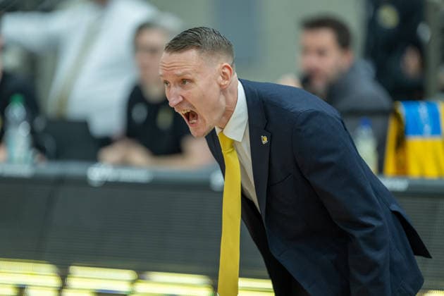 Mikko Riipinen MHP RIESEN Ludwigsburg, Head Coach , GER, MHP RIESEN Ludwigsburg vs ALBA Berlin, Basketball Bundesliga, easycredit BBL, Matchday 29, Season 2025 2026, 11 04 2026, GER, MHP RIESEN Ludwigsburg vs ALBA Berlin, Basketball Bundesliga, easycredit BBL, Matchday 29, Season 2025 2026, 11 04 2026 Ludwigsburg Copyright: xEibner-Pressefoto SaschaxWaltherx EP_EER