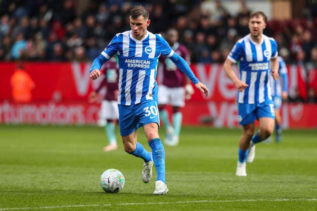 Burnley v Brighton & Hove Albion, Premier League Pascal Gross of Brighton & Hove Albion on the ball during the Burnley v Brighton & Hove Albion Premier League match at Turf Moor, Burnley, England on 11 April 2026 Credit: Richard Bierton Every Second Media Editorial use only. All images are copyright Every Second Media Limited. No images may be reproduced without prior permission. All rights reserved. Premier League and Football League images are subject to licensing agreements with Football DataCo Limited. see https: www.football-dataco.com Copyright: xIMAGO EveryxSecondxMediax ESM-1901-0035 RichardxBiertonx xEveryxSecondxMediax