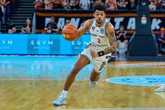 Ibrahim Watson BMA365 Bamberg Baskets, 02 GER, ratiopharm ulm vs BMA365 Bamberg Baskets, Basketball, Matchday 29, EasyCredit BBL, Season 2025 2026, 11 04 2026 GER, ratiopharm ulm vs BMA365 Bamberg Baskets, Basketball, Matchday 29, EasyCredit BBL, Season 2025 2026, 11 04 2026 New Ulm Copyright: xEibner-Pressefoto GeraldxOelze-dexStoppanyx EP_ODS