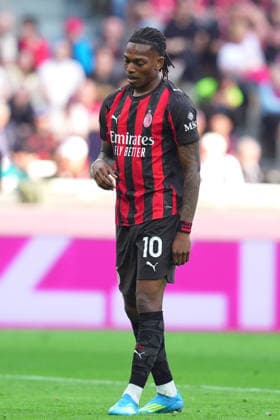 AC Milan™s Rafael Leao during the Serie A soccer match between Ac Milan and Udinese at the San Siro Stadium in Milan , north Italy - Saturday , April 11 , 2026 . - Soccer .  Copyright: xSpada LaPressex