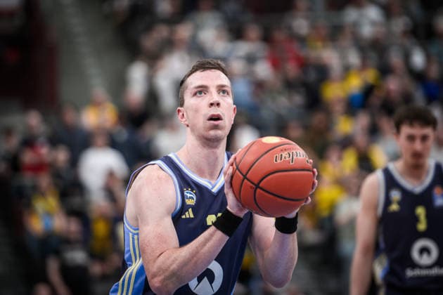 Justin Bean ALBA Berlin, 34 GER, MHP Riesen Ludwigsburg vs ALBA Berlin, Basketball Bundesliga, easycredit BBL, Matchday 29, Season 2025 2026, 11 04 2026 GER, MHP Riesen Ludwigsburg vs ALBA Berlin, Basketball Bundesliga, easycredit BBL, Matchday 29, Season 2025 2026, 11 04 2026 Ludwigsburg Copyright: xSandyxDinkelackerx EP_SDR