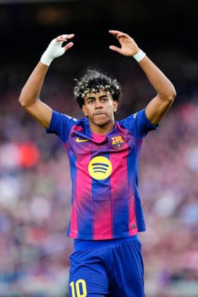 FC Barcelona, Barca v RCD Espanyol de Barcelona - LaLiga EA Sports Lamine Yamal right winger of Barcelona and Spain reacts during the LaLiga EA Sports match between FC Barcelona and RCD Espanyol de Barcelona at Spotify Camp Nou on April 11, 2026 in Barcelona, Spain. Barcelona Spain  Copyright: xJosexBretonx originalFilename:bretonhernandez-fcbarcel260411_npegz.jpg
