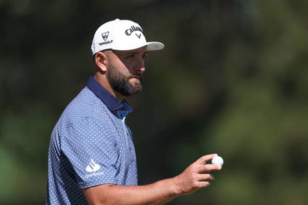 Golf 2026 Masters Tournament - Round 3 Jon Rahm of Spain on the seventh green in Round 3 of the 2026 Masters tournament in August, Georgia, USA, 11 April 2026. Augusta United States  Copyright: xCHRISxTORRESx