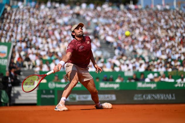 2026 Rolex Monte-Carlo Masters - Day 6 Valentin Vacherot (MON) during his semi final match at the 2026 Rolex Monte-Carlo Masters in Monte-Carlo, MONACO, on April 11th, 2026. Photo by Corinne Dubreuil ABACAPRESS.COM Monte-Carlo Monaco  Copyright: xDubreuilxCorinne ABACAx