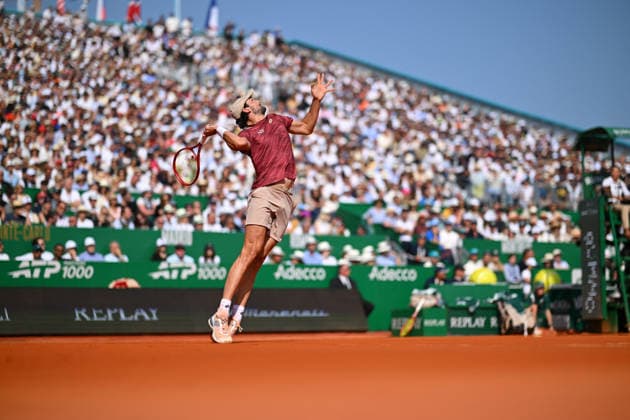 2026 Rolex Monte-Carlo Masters - Day 6 Valentin Vacherot (MON) during his semi final match at the 2026 Rolex Monte-Carlo Masters in Monte-Carlo, MONACO, on April 11th, 2026. Photo by Corinne Dubreuil ABACAPRESS.COM Monte-Carlo Monaco  Copyright: xDubreuilxCorinne ABACAx