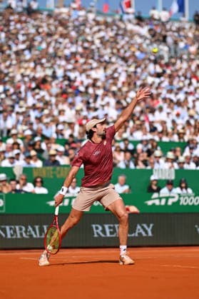 2026 Rolex Monte-Carlo Masters - Day 6 Valentin Vacherot (MON) during his semi final match at the 2026 Rolex Monte-Carlo Masters in Monte-Carlo, MONACO, on April 11th, 2026. Photo by Corinne Dubreuil ABACAPRESS.COM Monte-Carlo Monaco  Copyright: xDubreuilxCorinne ABACAx