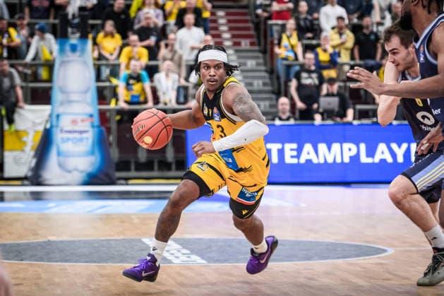 Stefan Smith MHP RIESEN Ludwigsburg, 03 GER, MHP Riesen Ludwigsburg vs ALBA Berlin, Basketball Bundesliga, easycredit BBL, 29 Matchday, Season 2025 2026, 11 04 2026 GER, MHP Riesen Ludwigsburg vs ALBA Berlin, Basketball Bundesliga, easycredit BBL, 29 Matchday, Season 2025 2026, 11 04 2026 Ludwigsburg Copyright: xSandyxDinkelackerx EP_SDR