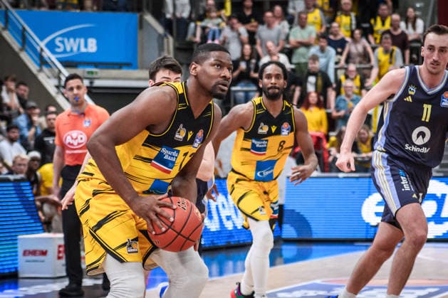 Yorman Polas Bartolo MHP RIESEN Ludwigsburg, 13 GER, MHP Riesen Ludwigsburg vs ALBA Berlin, Basketball Bundesliga, easycredit BBL, 29 Matchday, Season 2025 2026, 11 04 2026 GER, MHP Riesen Ludwigsburg vs ALBA Berlin, Basketball Bundesliga, easycredit BBL, 29 Matchday, Season 2025 2026, 11 04 2026 Ludwigsburg Copyright: xSandyxDinkelackerx EP_SDR