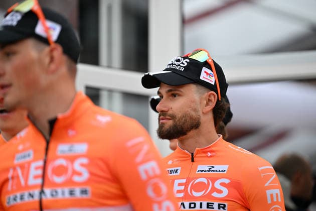 Paris-Roubaix Team Presentation Filippo Ganna of Team INEOS Grenadiers participates in the team presentation of Paris-Roubaix 2026 (1.UWT - 123rd edition) in Compiegne, France, on April 11, 2026. Compiegne France  Copyright: xGautierxDemouveauxx originalFilename:demouveaux-notitle260411_npOKH.jpg