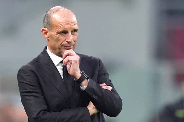 AC Milan™s head coach Massimiliano Allegri during the Serie A soccer match between Ac Milan and Udinese at the San Siro Stadium in Milan , north Italy - Saturday , April 11 , 2026 . - Soccer .  Copyright: xSpada LaPressex