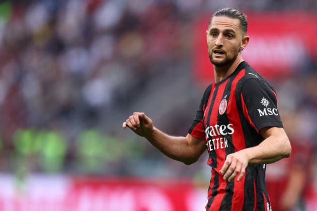 Ac Milan - Udinese Calcio Adrien Rabiot of Ac Milan looks on during the Serie A match beetween Ac Milan and Udinese Calcio at Stadio Giuseppe Meazza on April 11 2026 in Milano, Italy . Milano Stadio Giuseppe Meazza Italy Copyright: xMarcoxCanonierox