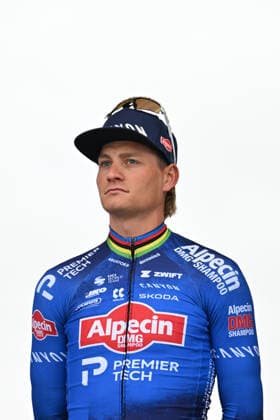 Paris-Roubaix Team Presentation Mathieu Van Der Poel of the Netherlands, representing team Alpecin-Premier Tech, participates in the team presentation of the Paris-Roubaix 2026 (1.UWT - 123rd edition) in Compiegne, Hauts-de-France, on April 11, 2026. Compiegne France  Copyright: xGautierxDemouveauxx originalFilename:demouveaux-notitle260411_npl5Y.jpg