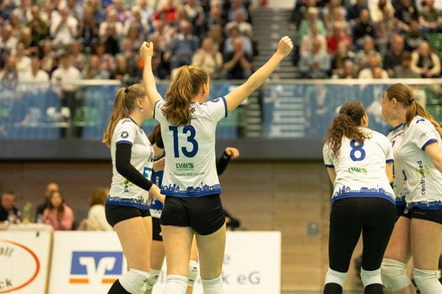 Volleyball I Women I Season 2025 2026 I 2 Bundesliga I VC Osnabrück SCU Emlichheim I 11 04 2026 Lea Koopmann 13, VC Osnabrück Osnabrück Schlosswallhalle Lower Saxony Germany Copyright: xLobeca CedricxSiefkerx