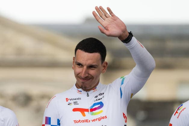 Cycling, Paris Roubaix, Team Presentation Men, 11 04 2026 Rayan Boulahoite FRA, TotalEnergies Compiegne France Copyright: xMarcelxHilgerx