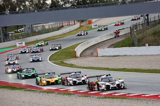 AUTO - MLC 2026 - BARCELONA 09 IGLESIAS Louis (fra), DODDS Maxwell (gbr), ANS Motorsport, Ligier JS P325 - Toyota, LMP3, action 06 KRISTENSEN ILLAN Mikkel (esp), PAVIE Arthur (bre), ANS Motorsport, Ligier JS P325 - Toyota, LMP3, action 43 DANNEMAND JÖRGENSEN Christian (den), KARLSSON William (swe), Inter Europol Competition, Ligier JS P325 - Toyota, LMP3, action during the 1st round of the 2026 Michelin Le Mans Cup on the Circuit de Barcelona-Catalunya from April 10 to 12, 2026 in Barcelona, Spain - BarcelonaSpain  Copyright: xXavixBonillax